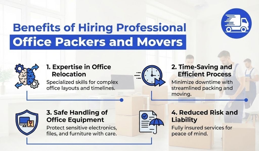 Benefits of Hiring Professional Office Packers and Movers