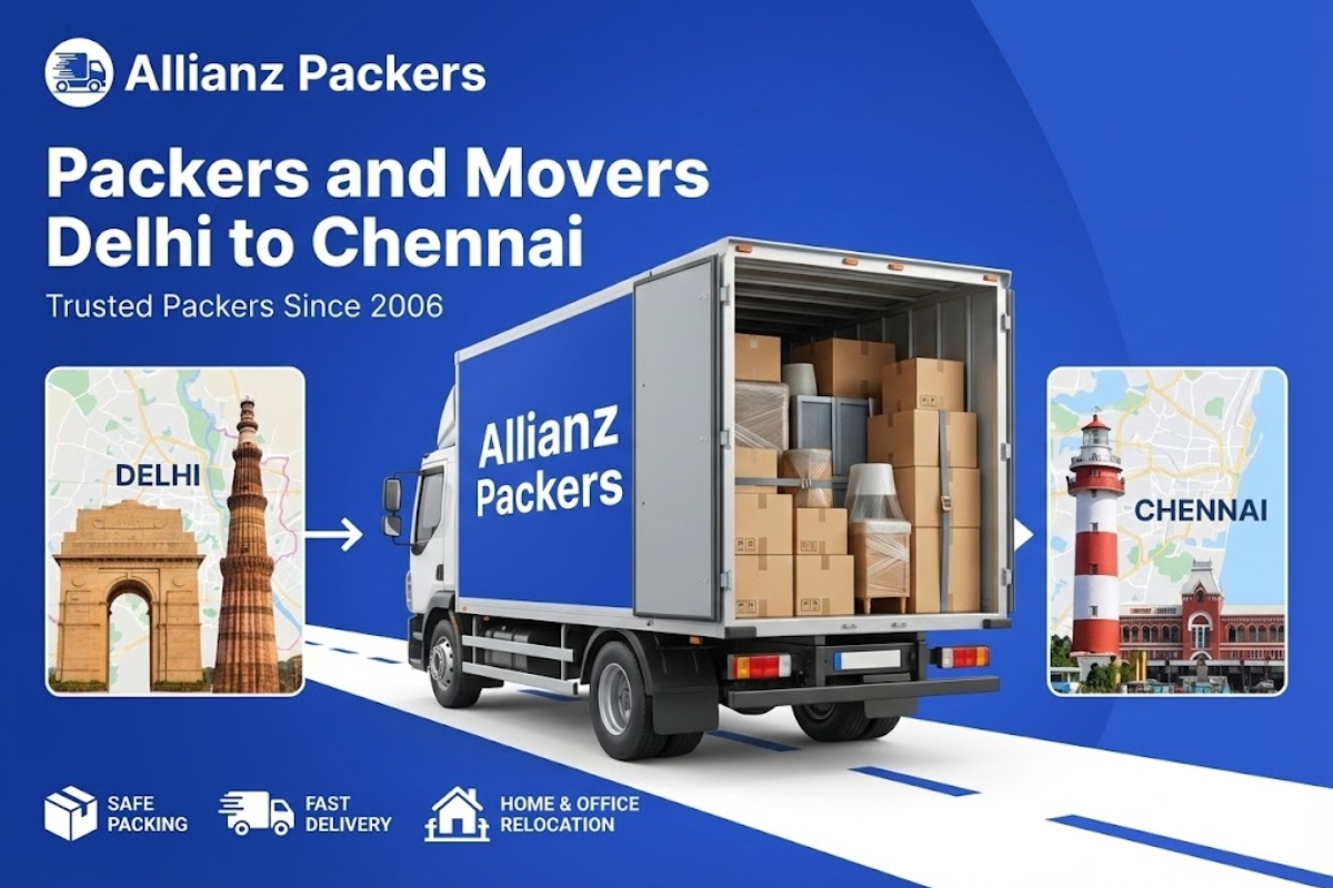 Packers and Movers Delhi to Chennai