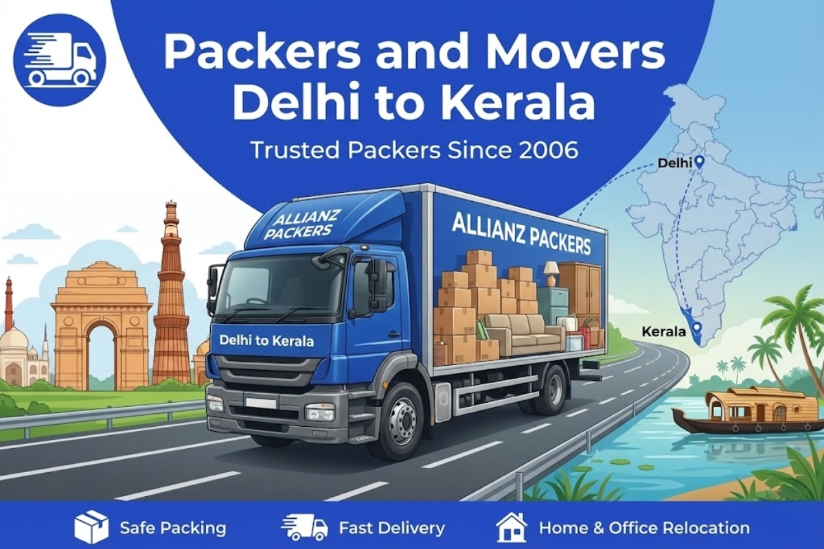 Packers and Movers Delhi to Kerala